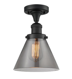 Franklin Restoration LED Semi-Flush Mount in Matte Black (405|517-1CH-BK-G43-LED)