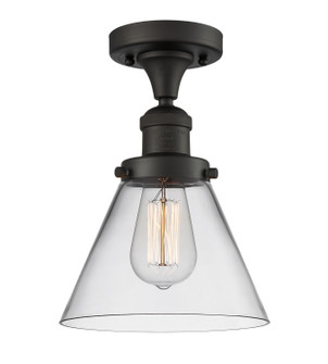 Franklin Restoration One Light Semi-Flush Mount in Oil Rubbed Bronze (405|517-1CH-OB-G42)