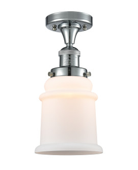 Franklin Restoration One Light Semi-Flush Mount in Polished Chrome (405|517-1CH-PC-G181)