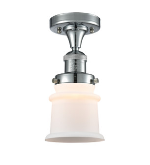 Franklin Restoration One Light Semi-Flush Mount in Polished Chrome (405|517-1CH-PC-G181S)