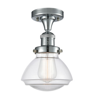 Franklin Restoration LED Semi-Flush Mount in Polished Chrome (405|517-1CH-PC-G322-LED)