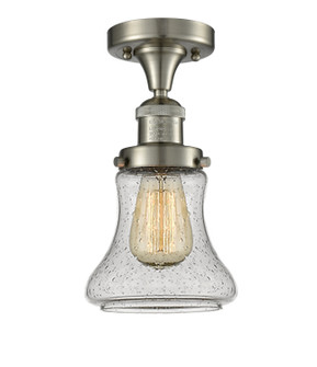Franklin Restoration One Light Semi-Flush Mount in Brushed Satin Nickel (405|517-1CH-SN-G194)