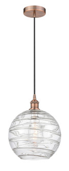 Edison One Light Mini Pendant in Antique Copper (405|616-1P-AC-G1213-12)
