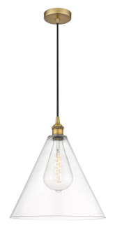 Edison One Light Pendant in Brushed Brass (405|616-1P-BB-GBC-162)