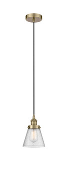 Edison One Light Mini Pendant in Antique Brass (405|616-1PH-AB-G64)