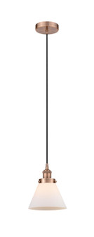 Edison One Light Mini Pendant in Antique Copper (405|616-1PH-AC-G41)