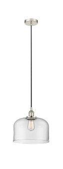 Edison LED Mini Pendant in Polished Nickel (405|616-1PH-PN-G72-L-LED)