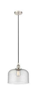 Edison One Light Mini Pendant in Polished Nickel (405|616-1PH-PN-G74-L)