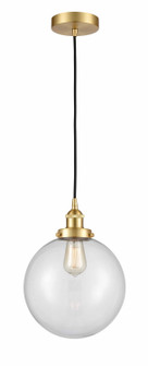 Edison LED Mini Pendant in Satin Gold (405|616-1PH-SG-G202-10-LED) Edison LED Mini Pendant in Satin Gold (405|616-1PH-SG-G202-10-LED)