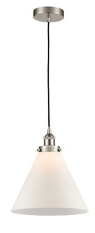 Edison LED Pendant in Brushed Satin Nickel (405|616-1PH-SN-G41-L)