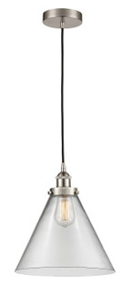 Edison LED Mini Pendant in Brushed Satin Nickel (405|616-1PH-SN-G42-L-LED)