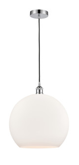Edison One Light Pendant in Polished Chrome (405|616-1P-PC-G121-14) Edison One Light Pendant in Polished Chrome (405|616-1P-PC-G121-14)
