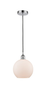 Edison One Light Mini Pendant in Polished Chrome (405|616-1P-PC-G121-8) Edison One Light Mini Pendant in Polished Chrome (405|616-1P-PC-G121-8)