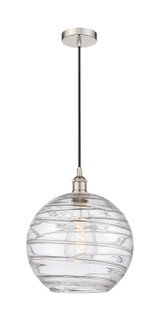 Edison One Light Mini Pendant in Polished Nickel (405|616-1P-PN-G1213-12)