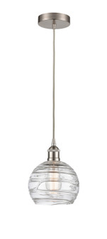 Edison LED Mini Pendant in Brushed Satin Nickel (405|616-1P-SN-G1213-8-LED)