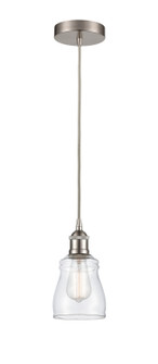 Edison One Light Mini Pendant in Brushed Satin Nickel (405|616-1P-SN-G392)