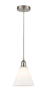 Edison LED Mini Pendant in Brushed Satin Nickel (405|616-1P-SN-GBC-81-LED)