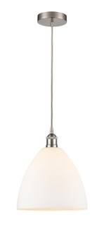 Edison One Light Mini Pendant in Brushed Satin Nickel (405|616-1P-SN-GBD-121)