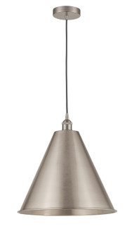 Edison One Light Mini Pendant in Brushed Satin Nickel (405|616-1P-SN-MBC-16-SN)