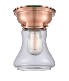 Franklin Restoration LED Flush Mount in Antique Copper (405|623-1F-AC-G192-LED)
