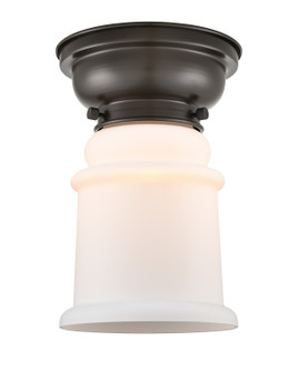 Franklin Restoration One Light Flush Mount in Oil Rubbed Bronze (405|623-1F-OB-G181)
