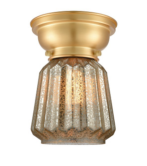 Franklin Restoration LED Flush Mount in Satin Gold (405|623-1F-SG-G146-LED)