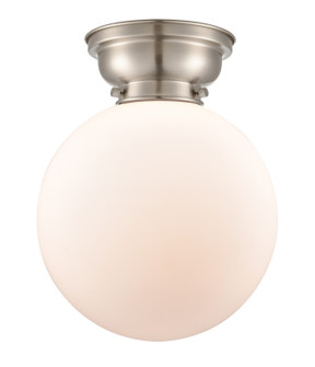 Franklin Restoration One Light Flush Mount in Brushed Satin Nickel (405|623-1F-SN-G201-10)