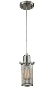 Austere One Light Mini Pendant in Brushed Satin Nickel (405|900-1P-SN-CE219-SN)