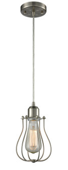 Austere One Light Mini Pendant in Brushed Satin Nickel (405|900-1P-SN-CE513-SN)