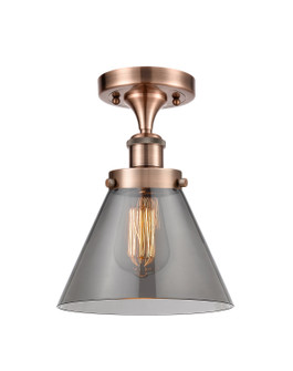 Ballston Urban LED Semi-Flush Mount in Antique Copper (405|916-1C-AC-G43-LED)
