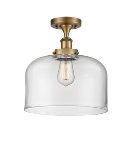 Ballston Urban One Light Semi-Flush Mount in Brushed Brass (405|916-1C-BB-G72-L)