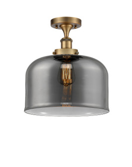 Ballston Urban One Light Semi-Flush Mount in Brushed Brass (405|916-1C-BB-G73-L)