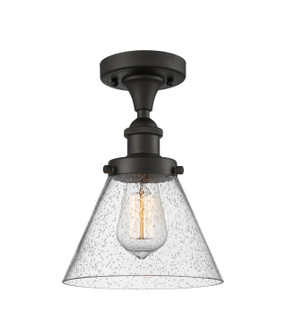 Ballston Urban LED Semi-Flush Mount in Oil Rubbed Bronze (405|916-1C-OB-G44-LED)