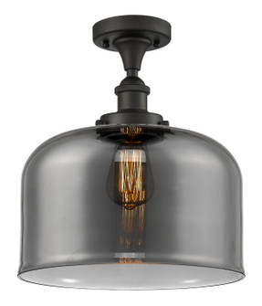 Ballston Urban One Light Semi-Flush Mount in Oil Rubbed Bronze (405|916-1C-OB-G73-L)