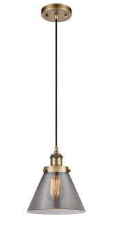 Ballston Urban LED Mini Pendant in Brushed Brass (405|916-1P-BB-G43-LED)