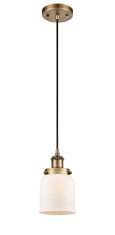 Ballston Urban One Light Mini Pendant in Brushed Brass (405|916-1P-BB-G51)