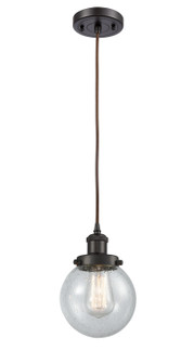 Ballston Urban One Light Mini Pendant in Oil Rubbed Bronze (405|916-1P-OB-G204-6)