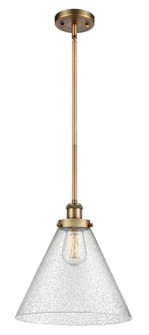 Ballston Urban LED Mini Pendant in Brushed Brass (405|916-1S-BB-G44-L-LED)