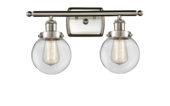 Ballston Urban Two Light Bath Vanity in Brushed Satin Nickel (405|916-2W-SN-G202-6)
