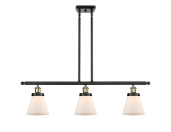 Ballston Urban Three Light Island Pendant in Black Antique Brass (405|916-3I-BAB-G61)