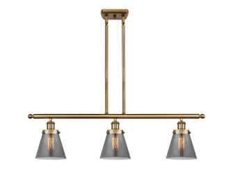 Ballston Urban Three Light Island Pendant in Brushed Brass (405|916-3I-BB-G63)