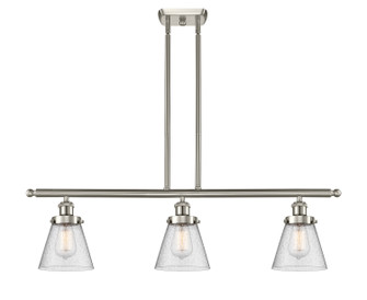 Ballston Urban LED Island Pendant in Brushed Satin Nickel (405|916-3I-SN-G64-LED)