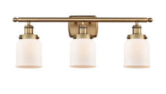 Ballston Urban LED Bath Vanity in Brushed Brass (405|916-3W-BB-G51-LED)