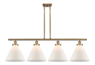 Ballston Urban LED Island Pendant in Brushed Brass (405|916-4I-BB-G41-L-LED)