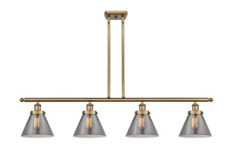 Ballston Urban Four Light Island Pendant in Brushed Brass (405|916-4I-BB-G43)