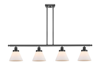 Ballston Urban Four Light Island Pendant in Matte Black (405|916-4I-BK-G41)