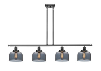 Ballston Urban Four Light Island Pendant in Matte Black (405|916-4I-BK-G73)