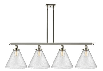 Ballston Urban Four Light Island Pendant in Polished Nickel (405|916-4I-PN-G44-L)