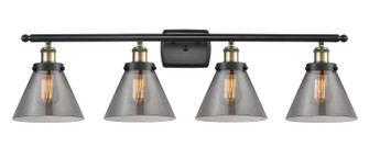 Ballston Urban Four Light Bath Vanity in Black Antique Brass (405|916-4W-BAB-G43)