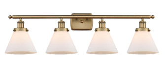 Ballston Urban Four Light Bath Vanity in Brushed Brass (405|916-4W-BB-G41)